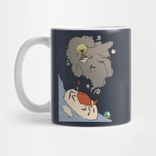 Dreaming Crab Sea Animal Crustacean Art Mug